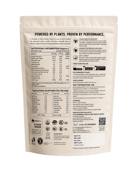 Earthtale Vegan Protein – Unflavoured - Image 2