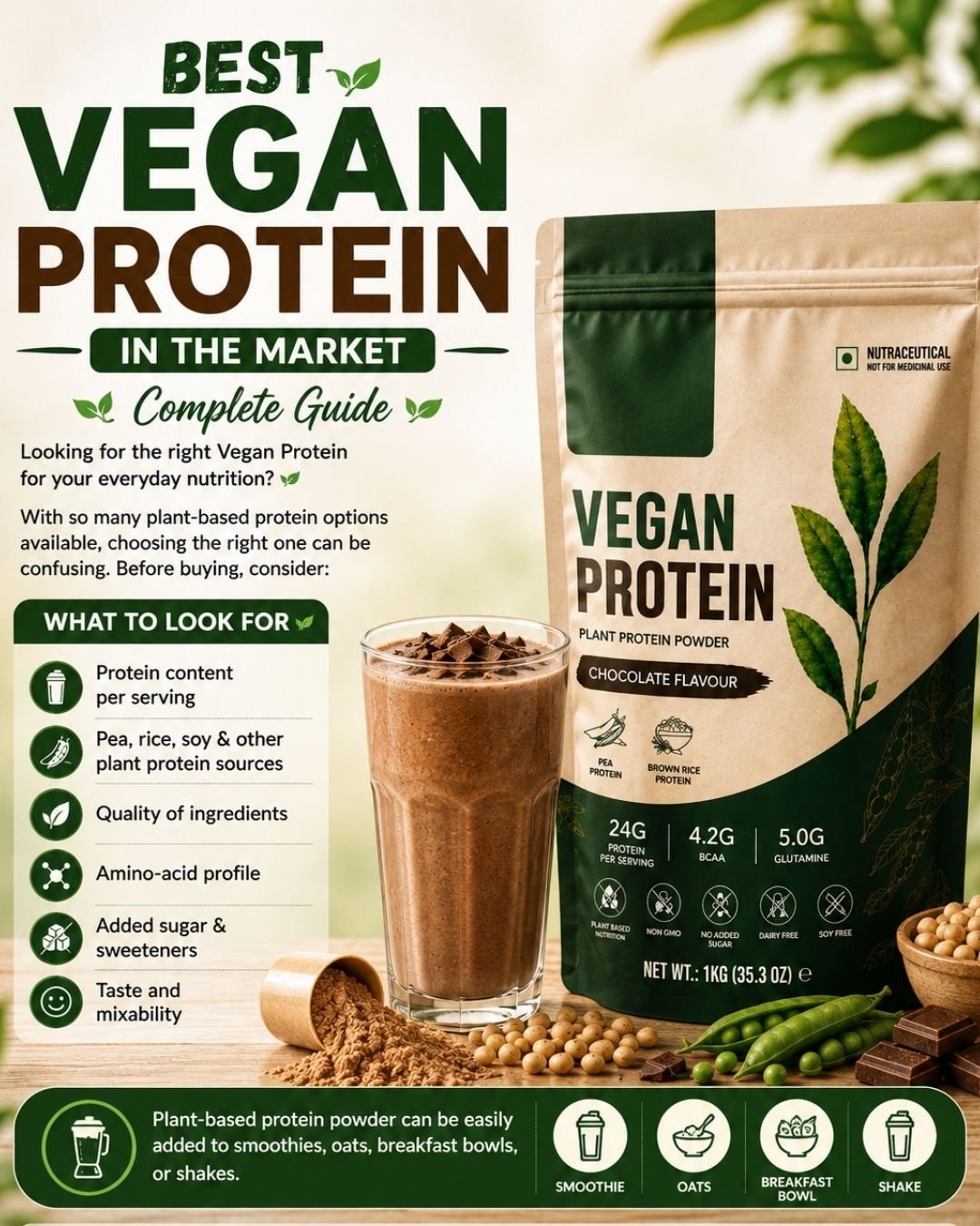 Best vegan protein in the market plant based protein powder