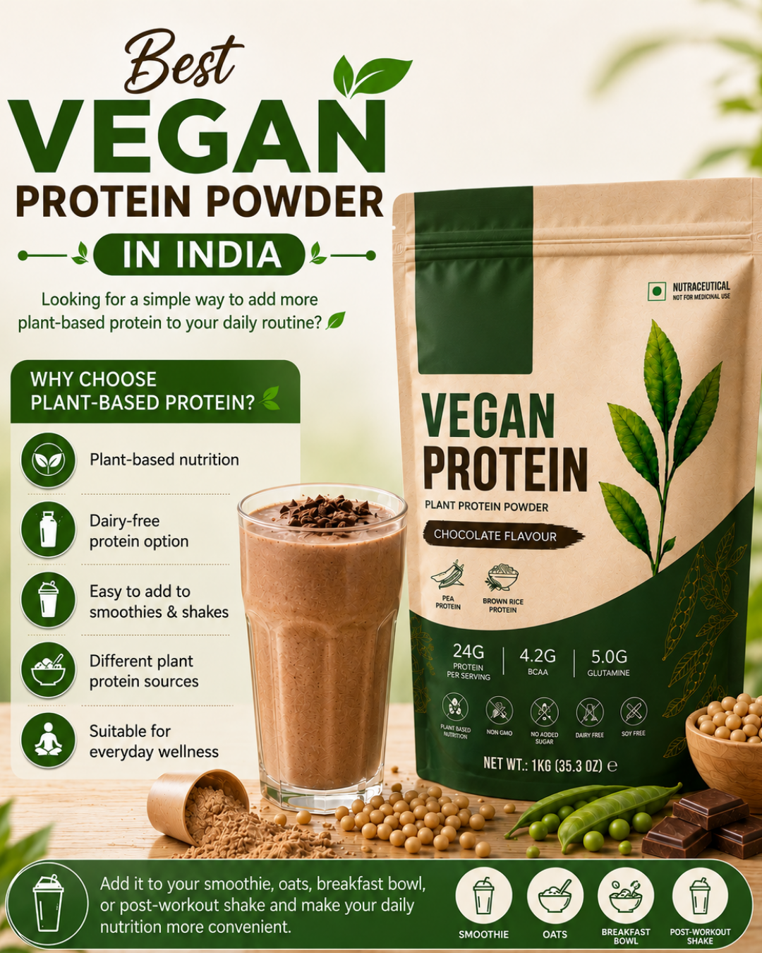 Best vegan protein powder in India